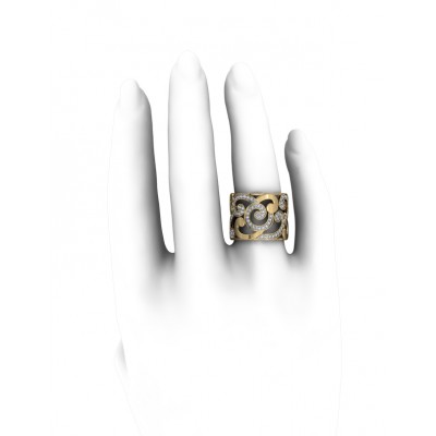 Seamless Swirl Diamond Band